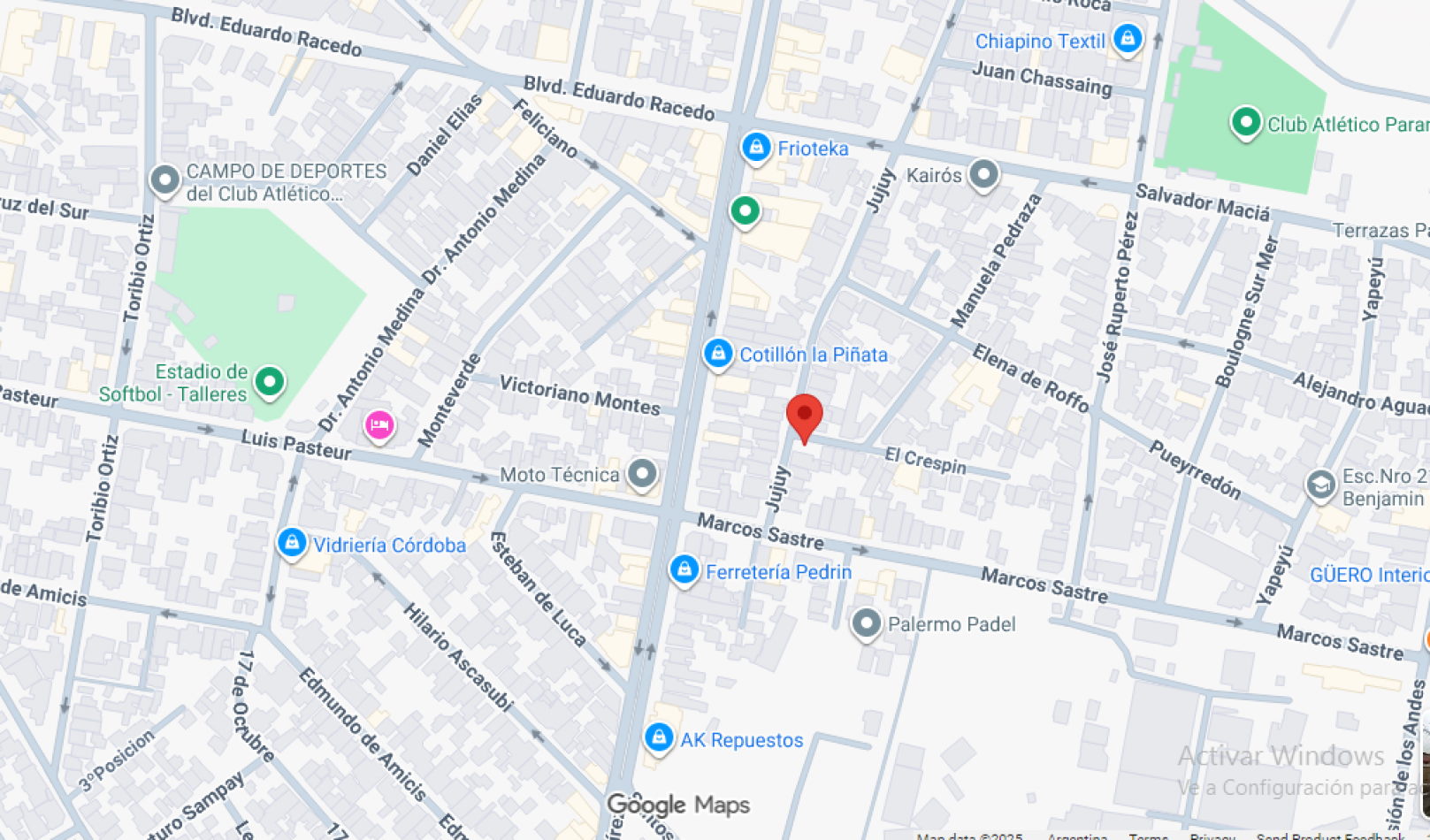 TERRENO EN VENTA ZONA AV RAMIREZ Y RACEDO